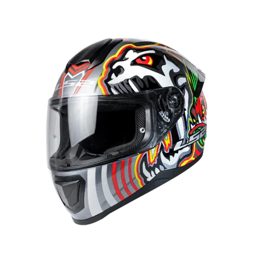 Ls2 FF 352 Flash Gray Growl (Glow) Full Face Helmet