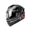 Ls2 FF 352 Flash Monster Black Gray Full Face Helmet