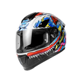 Ls2 FF 352 Flash Monster White Red Full Face Helmet