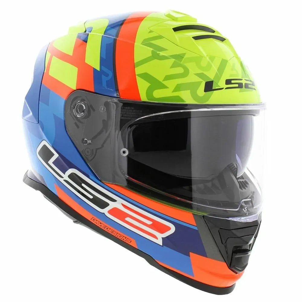 Ls2 FF 800 Salvador Replica Blue H.Yellow Full Face Helmet