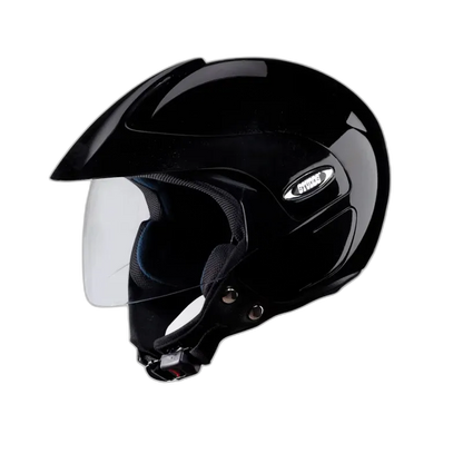 STUDDS Marshall Black Half Face Helmet