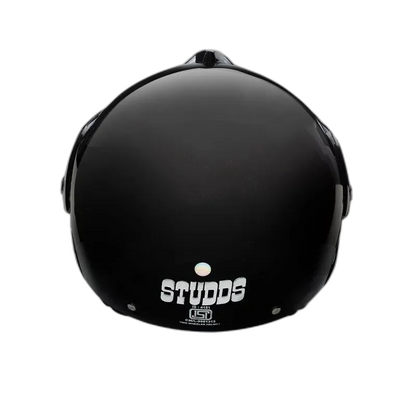 STUDDS Marshall Black Half Face Helmet