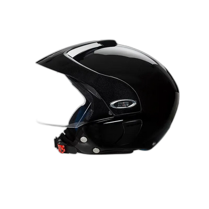 STUDDS Marshall Black Half Face Helmet