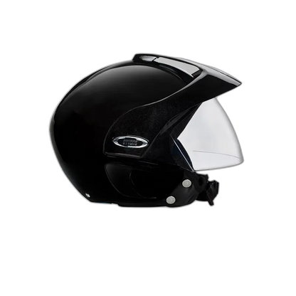STUDDS Marshall Black Half Face Helmet