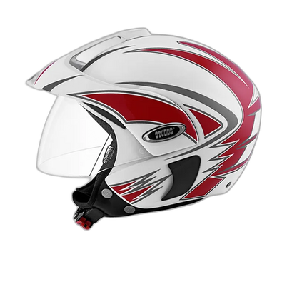 STUDDS Marshall D1 White N2 Half Face Helmet