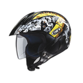 STUDDS Marshall D2 Black N5 Half Face Helmet