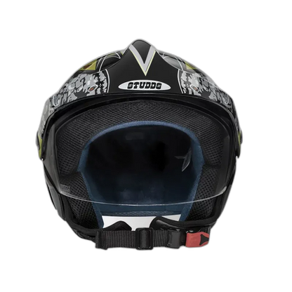 STUDDS Marshall D2 Black N5 Half Face Helmet