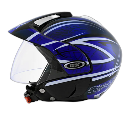 STUDDS Marshall D3 Black N1 Half Face Helmet