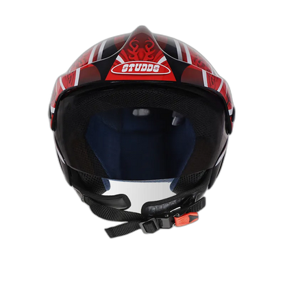 STUDDS Marshall D3 Black N2 Half Face Helmet