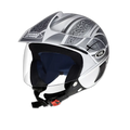 STUDDS Marshall D3 Black N4 Half Face Helmet
