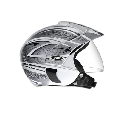 STUDDS Marshall D3 Black N4 Half Face Helmet