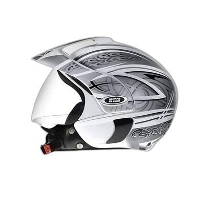 STUDDS Marshall D3 Black N4 Half Face Helmet