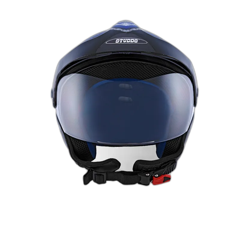 STUDDS Marshall D4 Black N1 Half Face Helmet