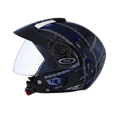 STUDDS Marshall D4 Matt Black N1 Half Face Helmet