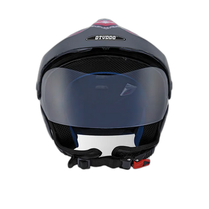 STUDDS Marshall D4 Matt Black N2 Half Face Helmet