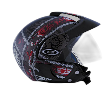 STUDDS Marshall D4 Matt Black N2 Half Face Helmet