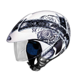 STUDDS Marshall D4 White N4 Half Face Helmet