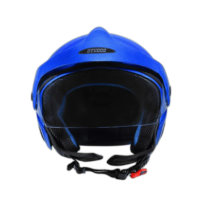 STUDDS Marshall Flame Blue Half Face Helmet
