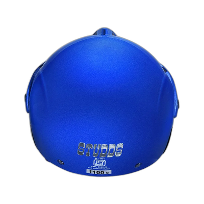 STUDDS Marshall Flame Blue Half Face Helmet