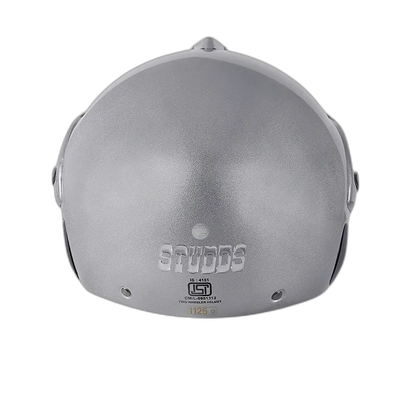 STUDDS Marshall Gun Grey Half Face Helmet