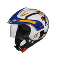 STUDDS Marshall Kids D1 White N Half Face Helmet