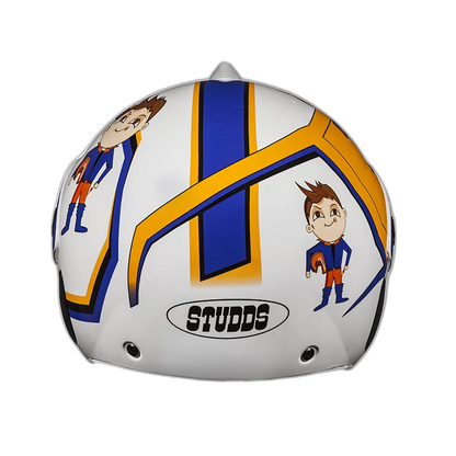 STUDDS Marshall Kids D1 White N Half Face Helmet