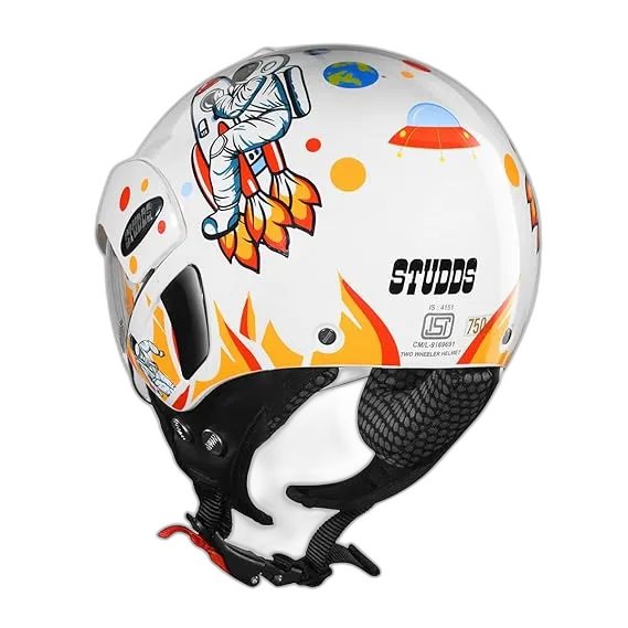 STUDDS Marshall Kids D2 Boys Half Face Helmet