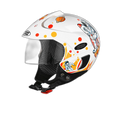 STUDDS Marshall Kids D2 White N Half Face Helmet