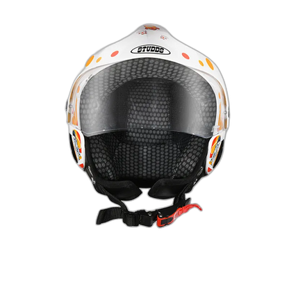 STUDDS Marshall Kids D2 White N Half Face Helmet