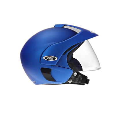 STUDDS Marshall Matt Blue Half Face Helmet