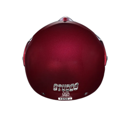 STUDDS Marshall Wine Red Half Face Helmet