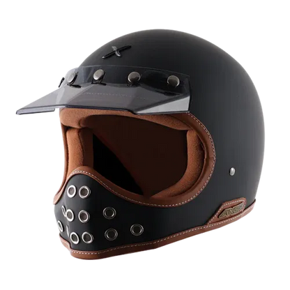 AXOR Moto X Sold Dull Black Full Face Helmet