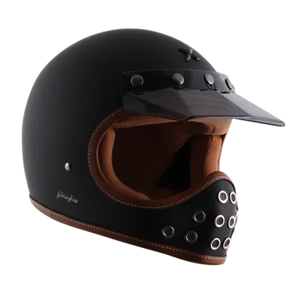 AXOR Moto X Sold Dull Black Full Face Helmet