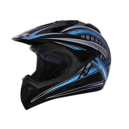 STUDDS Motocross D2 Black N1 Or Off Road Helmet