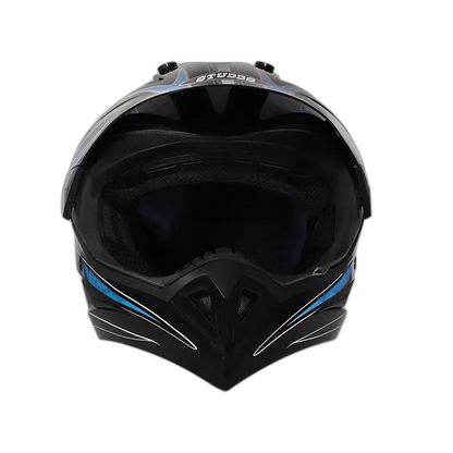 STUDDS Motocross D2 Black N1 Or Off Road Helmet