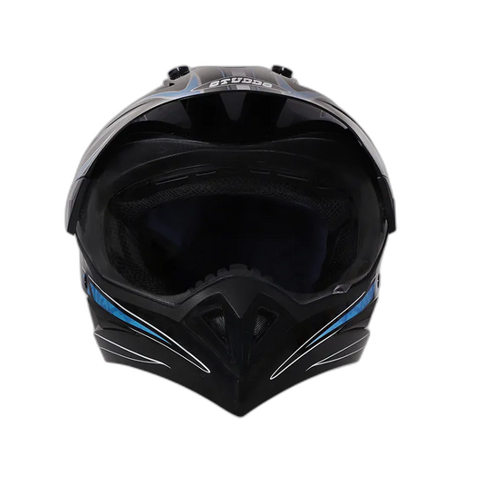 STUDDS Motocross D2 Black N1 Or Off Road Helmet
