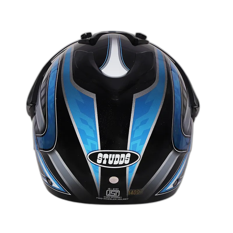 STUDDS Motocross D2 Black N1 Or Off Road Helmet