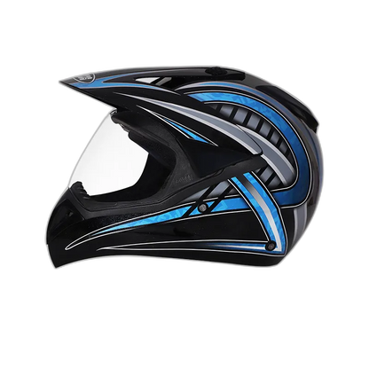 STUDDS Motocross D2 Black N1 Or Off Road Helmet