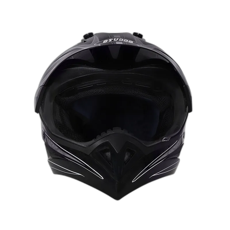 STUDDS Motocross D2 Black N4 Or Off Road Helmet