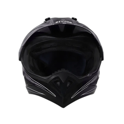 STUDDS Motocross D2 Black N4 Or Off Road Helmet