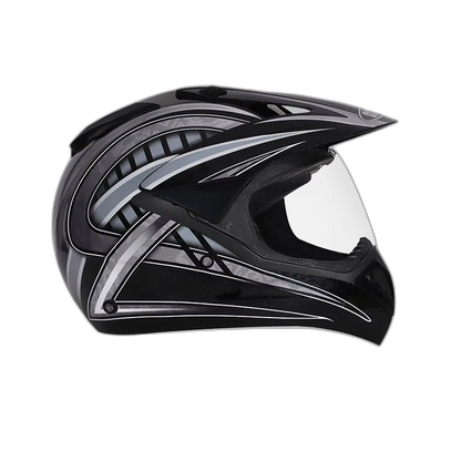 STUDDS Motocross D2 Black N4 Or Off Road Helmet