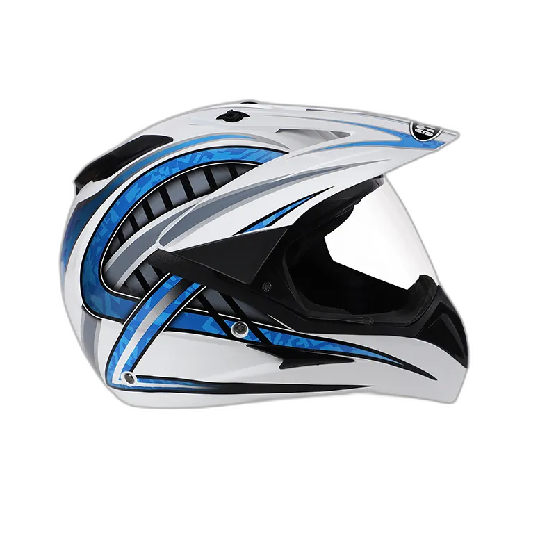 STUDDS Motocross D2 White N1 Or Off Road Helmet