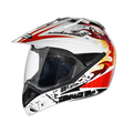 STUDDS Motocross D3 White N10 Off Road Helmet