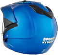 STUDDS Motocross Plain Flame Blue Off Road Helmet