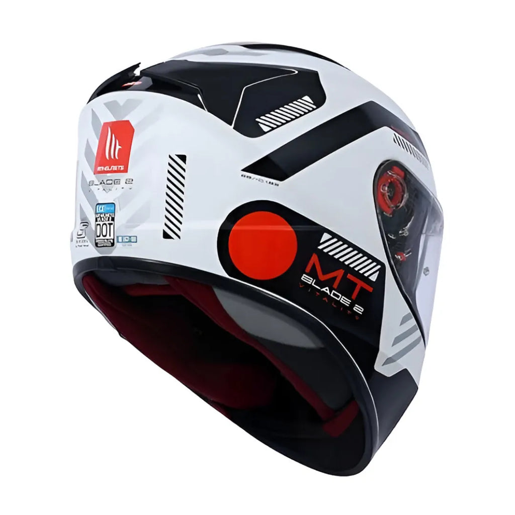 MT Blade 2Sv Vitality A5 Gloss Full Face Helmet