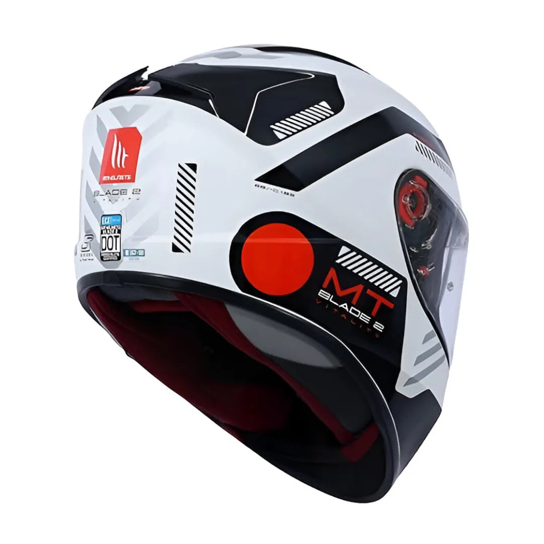 MT Blade 2Sv Vitality A5 Gloss Full Face Helmet