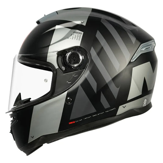 MT Helmets Mt Hummer B Air F2 Matt Grey Full Face Helmet