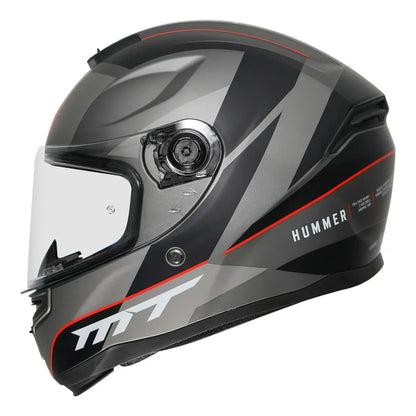 MT Helmets Mt Hummer B Axn C15 Matt Fluor Red Full Face Helmet