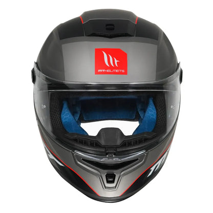 MT Helmets Mt Hummer B Axn C15 Matt Fluor Red Full Face Helmet