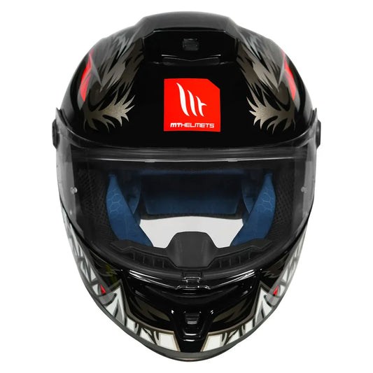 MT Helmets Mt Hummer B Lycan C1 Black Full Face Helmet